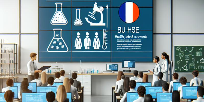 Programme National du BUT HSE en France Programme National du BUT HSE en France
